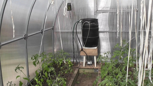 Набор капельного полива 60 растений от емкости Автомат Тепличный Жук