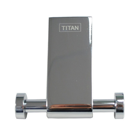 Крючок двойной TITAN 77114 хром