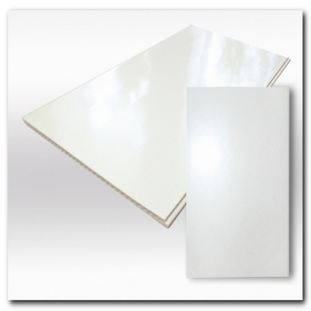 Панель пластиковая белый глянец (0,375х3) Декор (4)