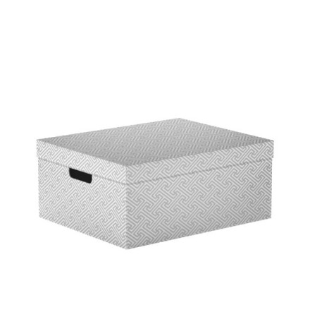 Коробка для хранения с крышкой "Орнамент" 28х37х18 см складная RUU-12
