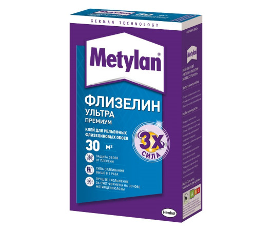 Клей для обоев Флизелин Премиум Метилан 250гр ПРОМО