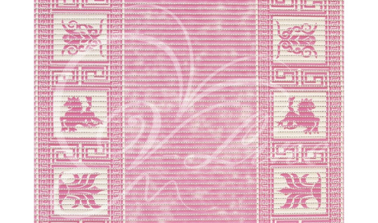 Покрытие напольное (1,3х15) 7101Р розовые фигурки