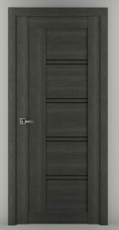 Полотно дверное ДО600 SP 65 Темно-серый стекло сатинато (Zadoor)