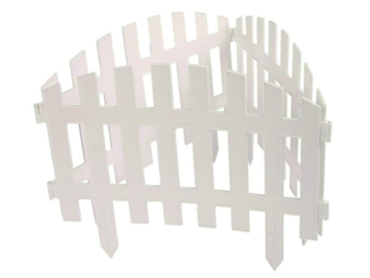 Забор декоративный 3,1м RENESSANS 2 белый (7 секций)