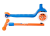 Самокат 3-х колесный RIDEX Hero (120/80 мм), синий/оранжевый