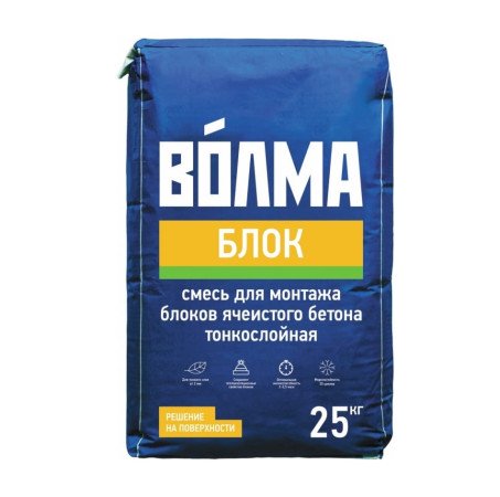Клей монтажный Блок (25кг) ВОЛМА