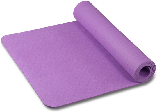 Коврик для йоги и фитнеса 173х61х0.4 см фиолетовый 3098553