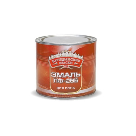 Эмаль ПФ-266 красно-коричневая (1,9кг) Царицыно