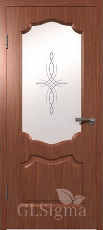 Дверное полотно ДО700 GLSigma 92 итальянский орех (ВФД)