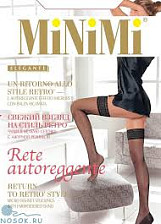 Чулки MINIMI RETE 1/2 nero