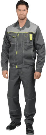 Куртка Турбо серая ткань Томбой размер 52-54/182-188