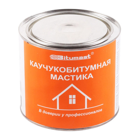 Мастика каучукобитумная (2л/1,8кг) Bitumast