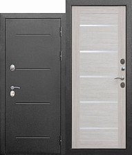 Дверь входная ISOTERMA Серебро/лиственница беж 960х2050 Правая (11см)