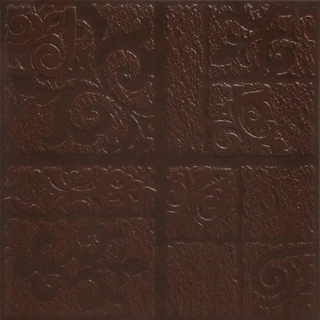 Плитка клинкерная (29.8x29.8) Каир 4Д коричневый рельеф (Керамин, Беларусь)