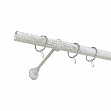Карниз металлический гладкий 19 мм СМ-3393-1Р белый золото 1,6м