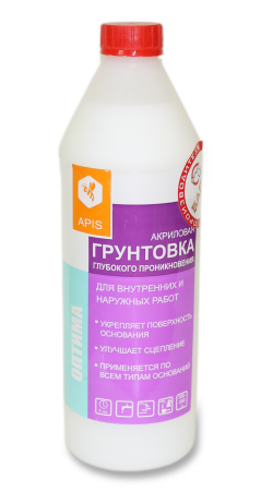 Грунтовка глубокого проникновения APIS оптима розовая (1кг)