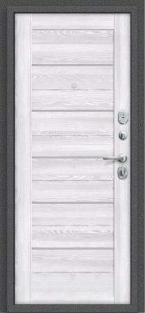 Дверь входная Porta R-2 104/П28 Антик серебро/ривьера айс 980х2050 Левая 8см