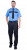 Рубашка охранника короткий рукав синяя размер 43/182-188