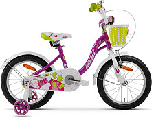 Велосипед Aist Skye 16, 1 скорость, стальная рама 16", фиолетовый (16")