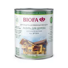 Лазурь для дерева 1075 цвет 1010 mahagoni (0,125л) BIOFA 