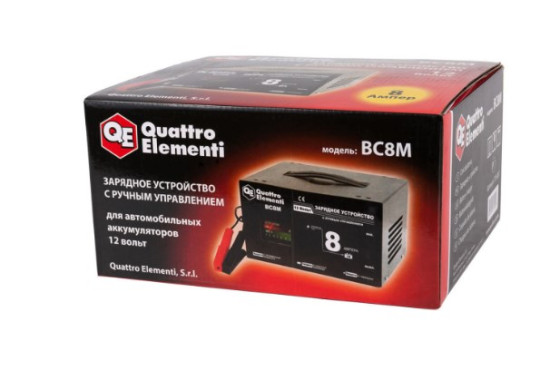 Устройство QUATTRO ELEMENTI BC 8M 12В, 8А зарядное