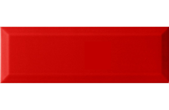 Плитка облицовочная (10х30) Rojo Brillo Bisel (Monopole, Испания)