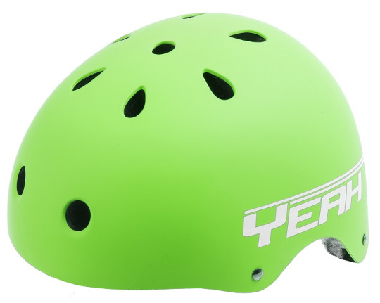 Шлем 5-731475 универсальный ВМХ/FREESTYLE 11 отверстий суперпрочный 54-58 см (10) матово-зеленый AR 