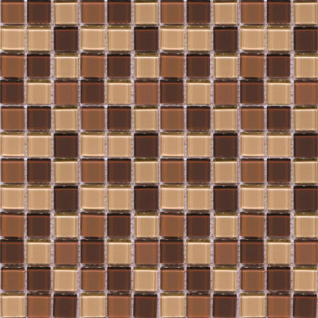 Мозаика стеклянная  (327х327х4) СВ512 шоколадный (Elada Mosaic, Китай)