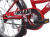 Велосипед NOVATRACK 18", URBAN, красный, защита А-тип, тормоз ножной, крылья и багажник хромированные