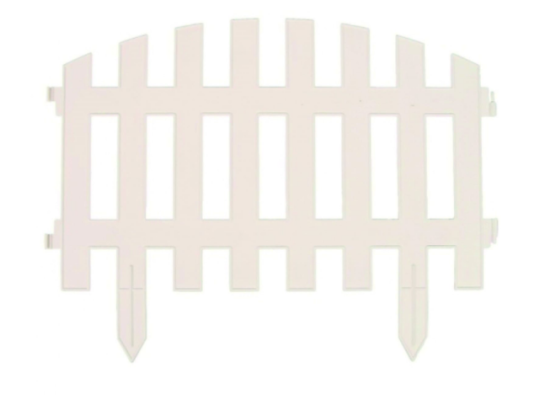 Забор декоративный 3,1м RENESSANS 2 белый (7 секций)