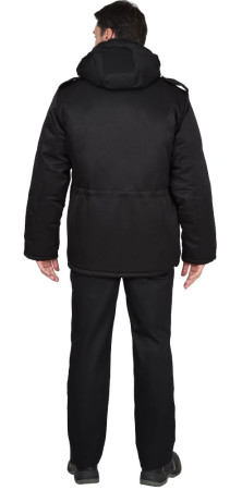 Куртка утепленная Безопасность ткань грета черный размер 52-54/170-176