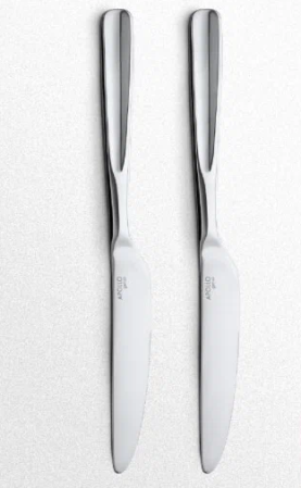 Набор ножей столовых 2 шт нержавеющая сталь Genio RONA RON-32 APOLLO