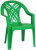 Кресло пластмассовое зеленое Престиж-2 Стандарт