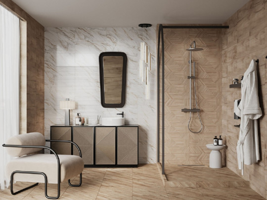 Керамогранит (45х45) Lignum beige PG 01 (GRACIA CERAMICA, Россия)