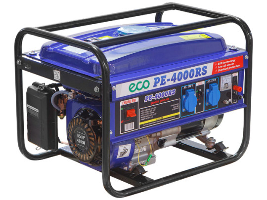 Генератор ECO PE 4000 RS 2,8 кВт, 220 V бензиновый