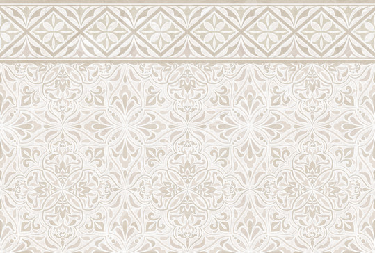 Плитка облицовочная (40х27) Gestia бежевая орнамент плюс 9GE0201TG (Global Tile)