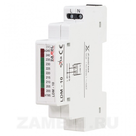 Указатель напряжения 1Ф 195-245VAC IP20 на DIN (LDM-10) Zamel 