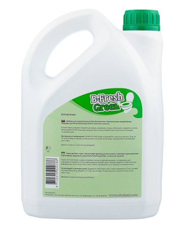 Жидкость для растворения стоков и дезодорации B-Fresh Green 2л