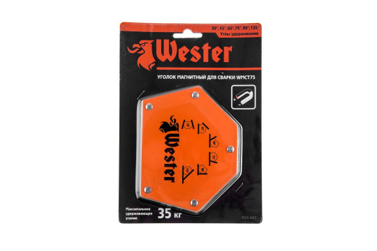 Уголок магнитный WESTER WMCT75 для сварки 