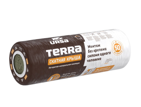 Утеплитель URSA Terra 35 QN 3900-1200-150 0,702м3 4,68м2  (скатная кровля)