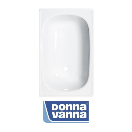 ВАННА стальная 1,3м с ножками белая Donna Vanna