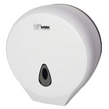 Диспенсер для туалетной бумаги GFmark Премиум белый пластик с ключом 915