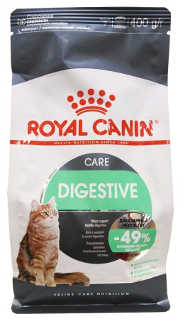 Корм для кошек Роял Канин сухой Digestive Care комфортное пищеварение 400 гр