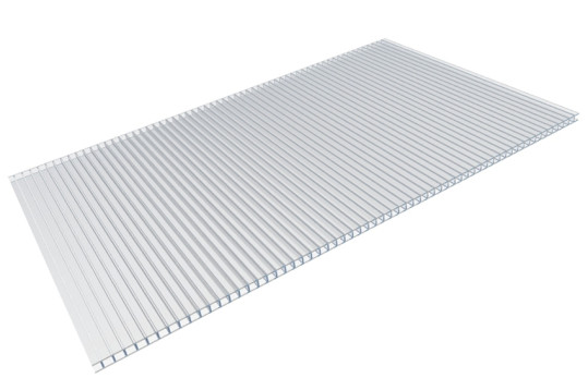 Поликарбонат 4мм прозрачный Ultramarin(12х2,1) (плотность 0,55)