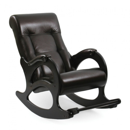 Кресло-качалка Комфорт, модель 44, экокожа Орегон перламутр 120