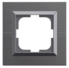Рамка 1-местная OVIVO QUANTUM 405-340000-096 сталь