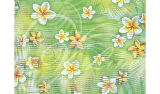 Покрытие напольное (1,3х15) фото FV12 зеленые цветы