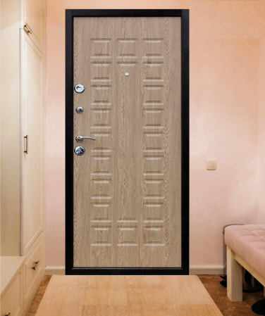 Дверь входная Йошкар Карпатская Ель 960х2050 Левая 6,8см