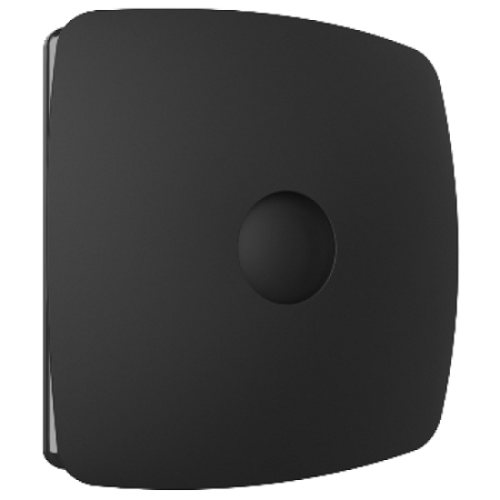 Вентилятор RIO 4C Matt Black (d=100, обратный клапан) 