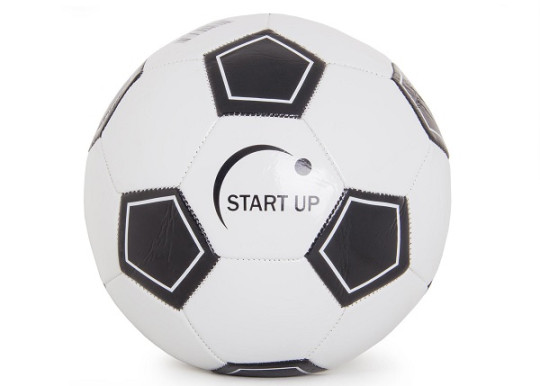 Мяч футбольный Star Up E5122 черный/белый размер 5
